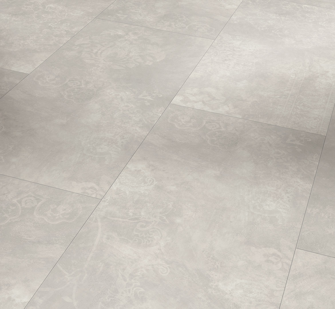 PARADOR Designboden Beton Abstract weiß Steinstruktur 4-seitige Fase | Basic-4014809266990