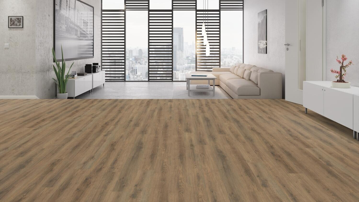 HARO Laminat Eiche Scarpa geräuchert strukturiert matt Landhausdiele | Sonderedition NKL31-401842511579