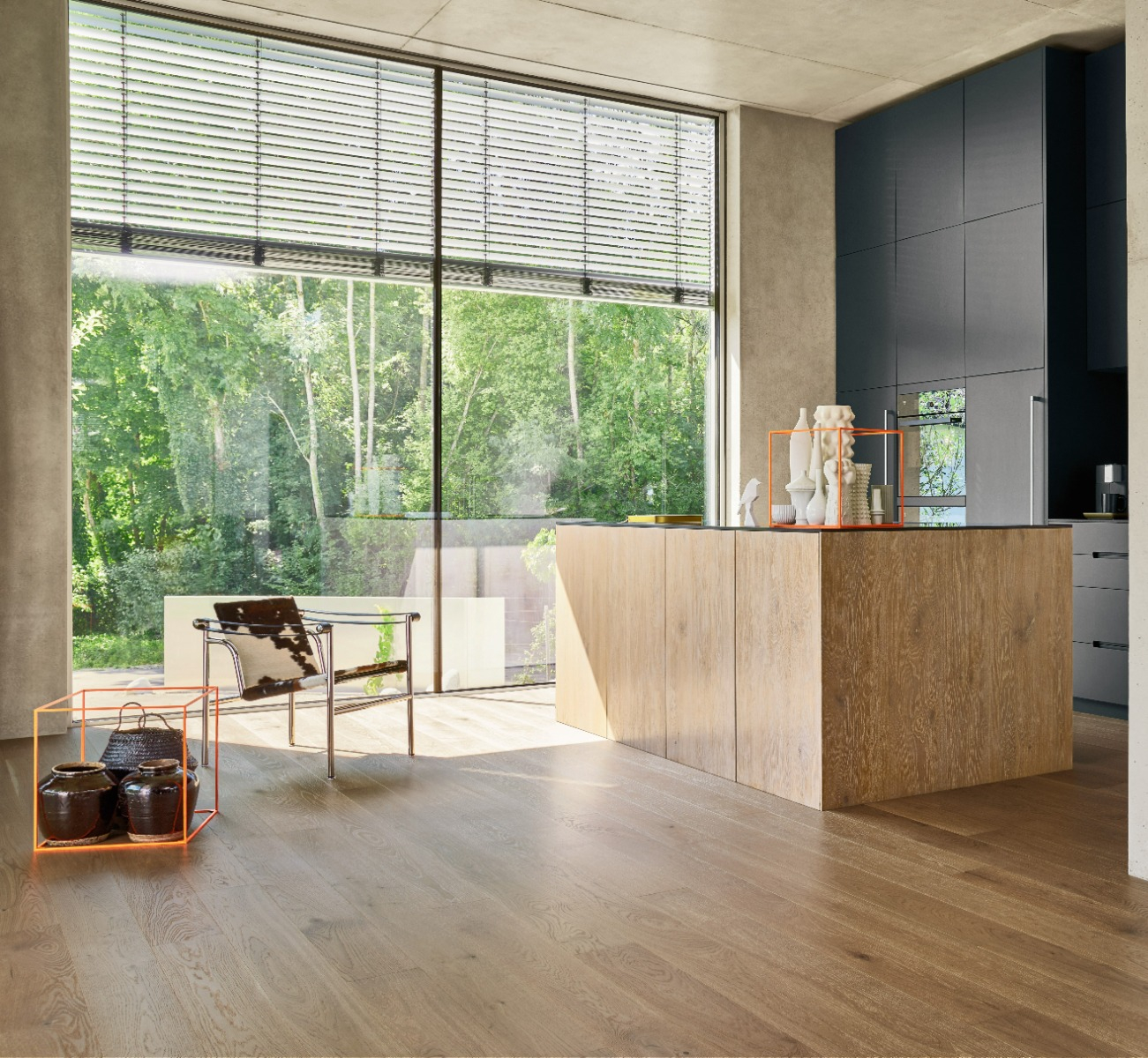 PARADOR Parkett Eiche nougat Living Landhausdiele lackversiegelt matt 4-seitige Minifase | Trendtime 4 | 2. Wahl | 21 m²-4014809188087