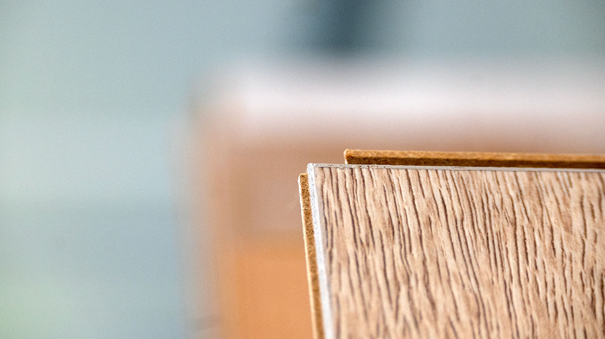 Laminat mit HDF-Trägerplatte