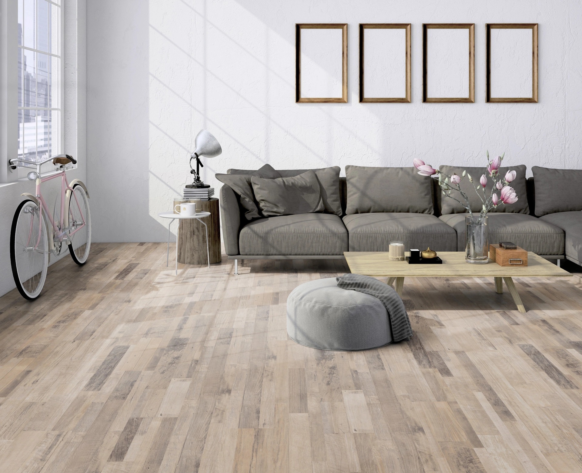 TER HÜRNE Laminat Eiche Ernesto Mehrstab linear-gebürstet | Friends | 23 m²-4012853171406