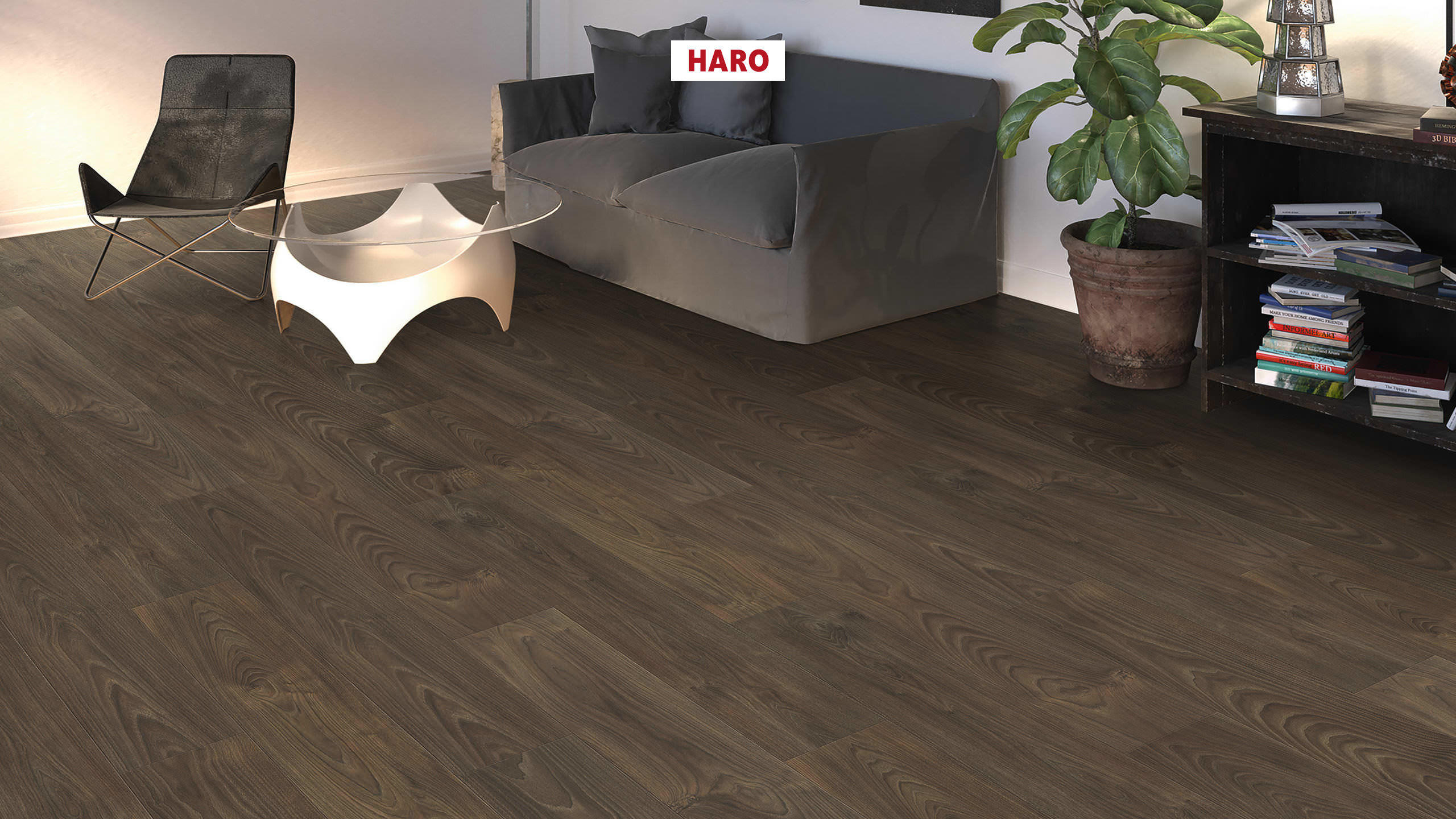 HARO Laminat Akazie Vario authentic soft Landhausdiele 4V | Tritty 100 Aqua Gran Via | 2.Wahl | 18 m²-4018427516475