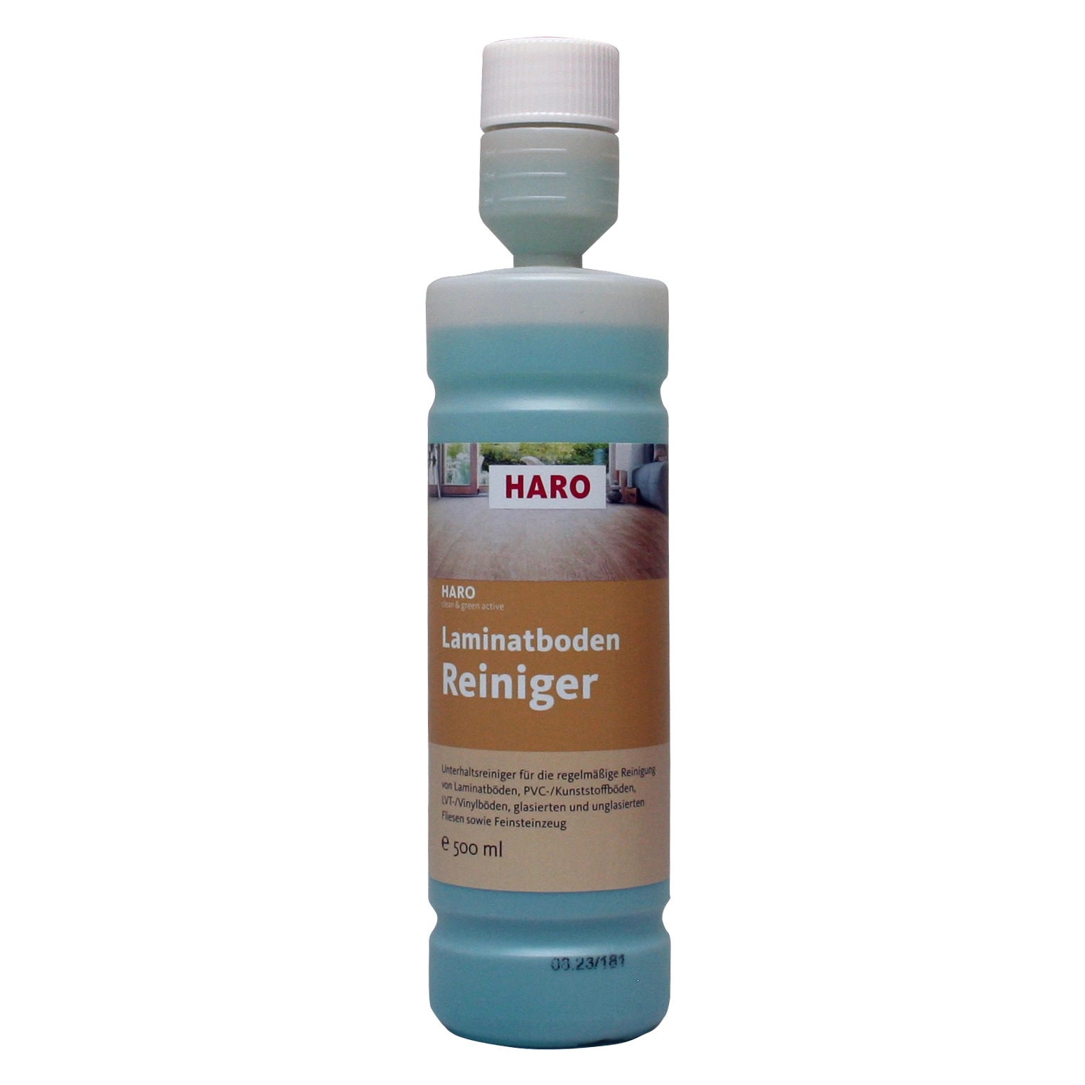 HARO Reiniger clean & green active für Laminat-, Vinyl- und Designböden 500 ml-4018427518059