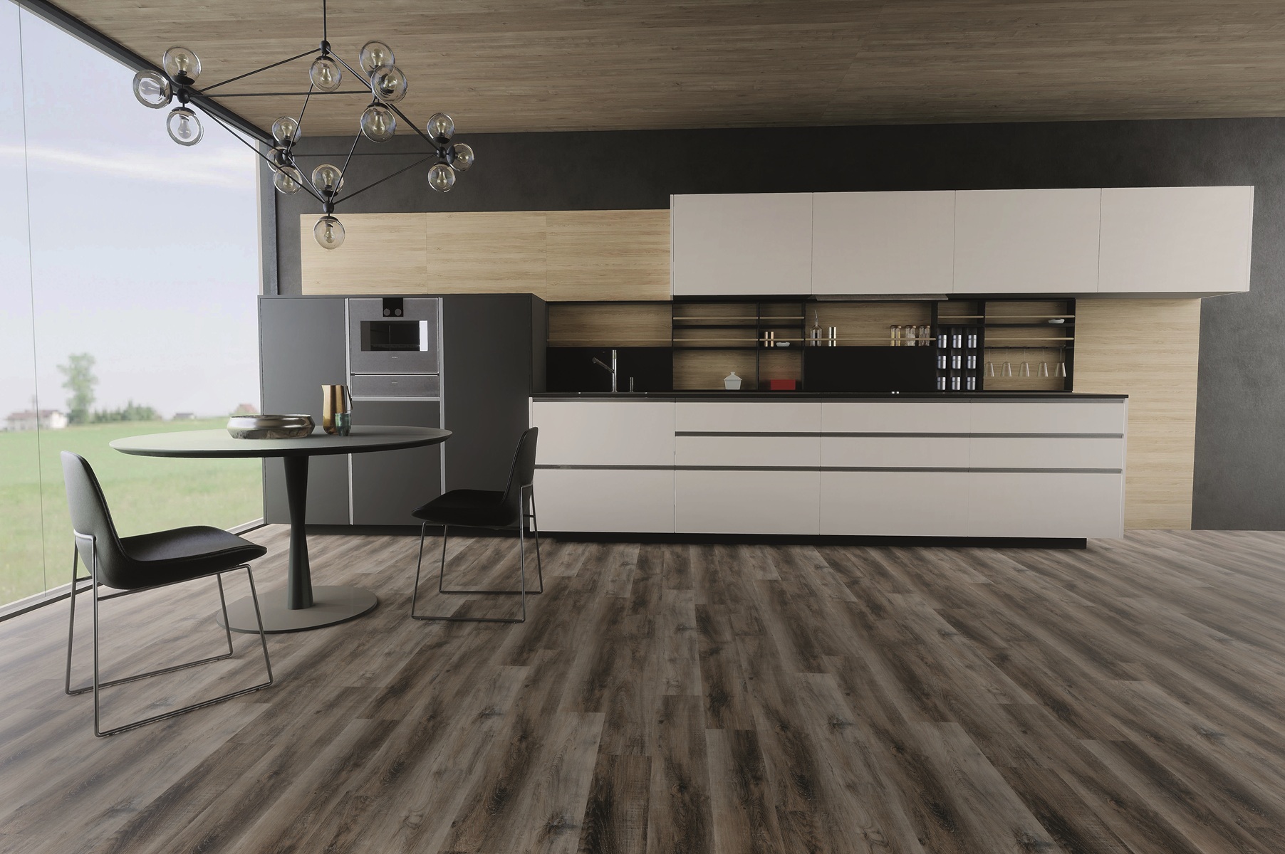 CHECK Vinylboden 2503 Ladeburg Eiche Landhausdiele 4-seitige Fase | Comfort Collection | 15 m²-4250055111732