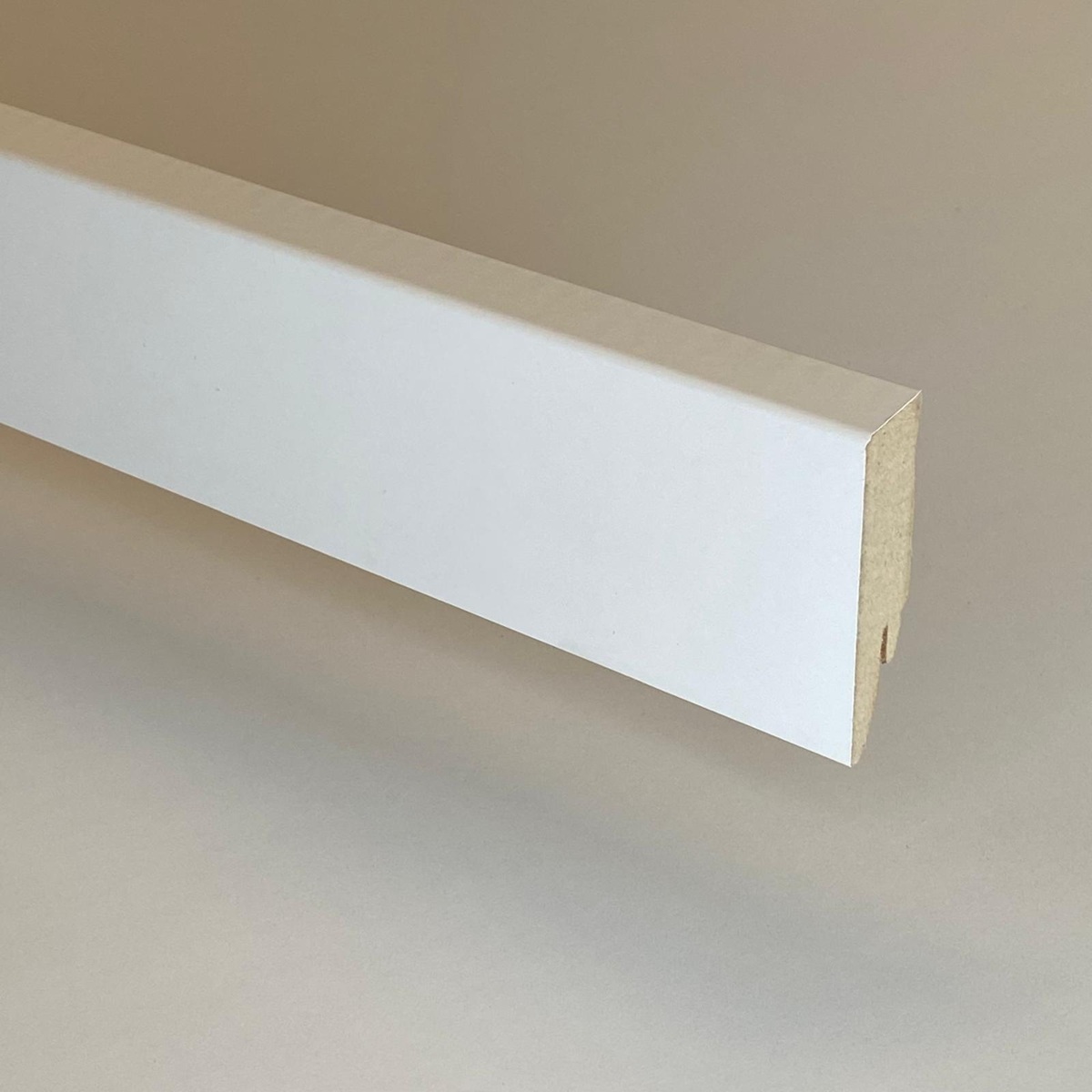 BELLFLOOR Bremer Profil Sockelleiste SL 70 Weiß 18 x 70 x 2380 mm-#