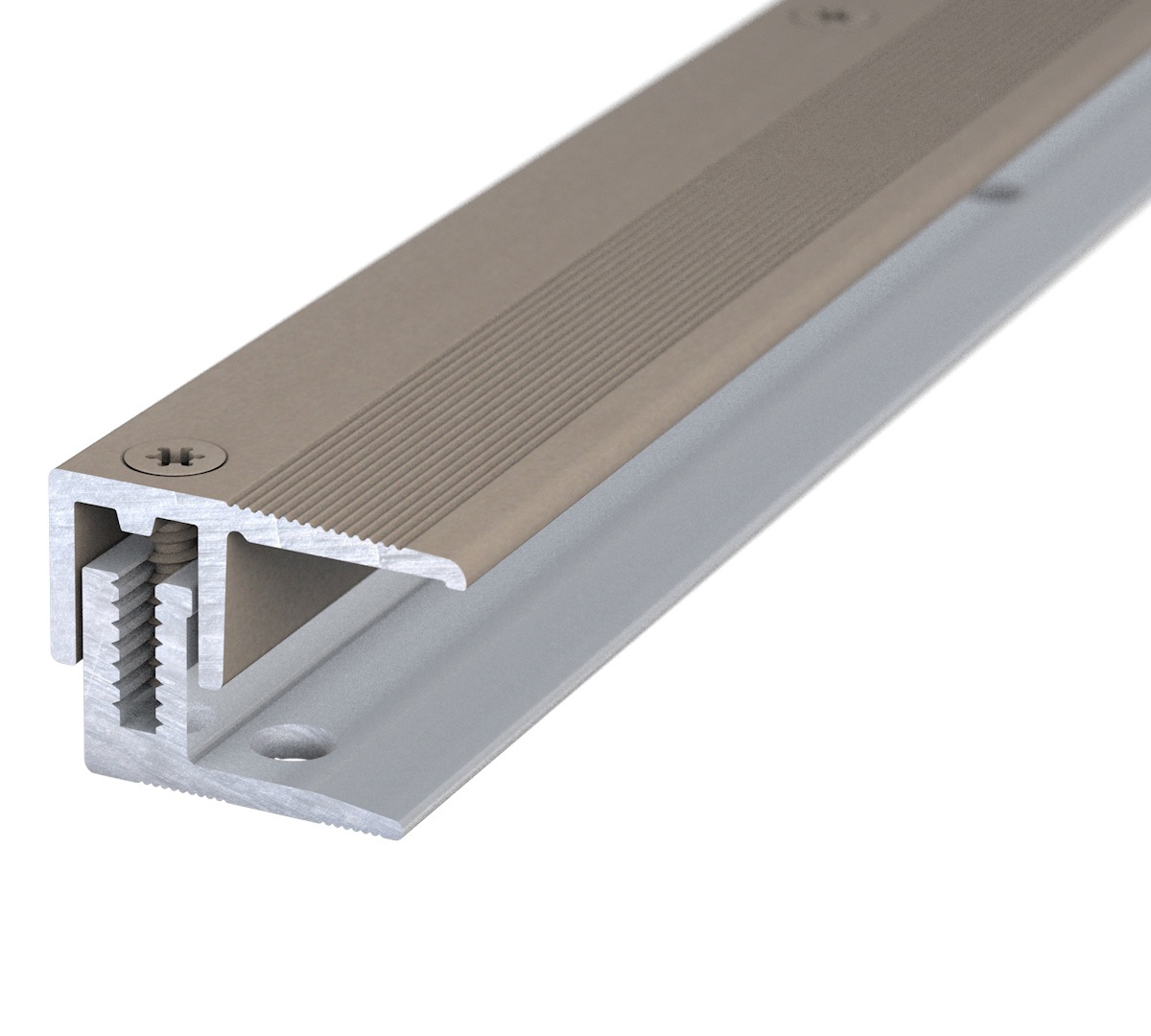 PRINZ Abschlussprofil Aluminium Edelstahl 90 cm-4012406207583