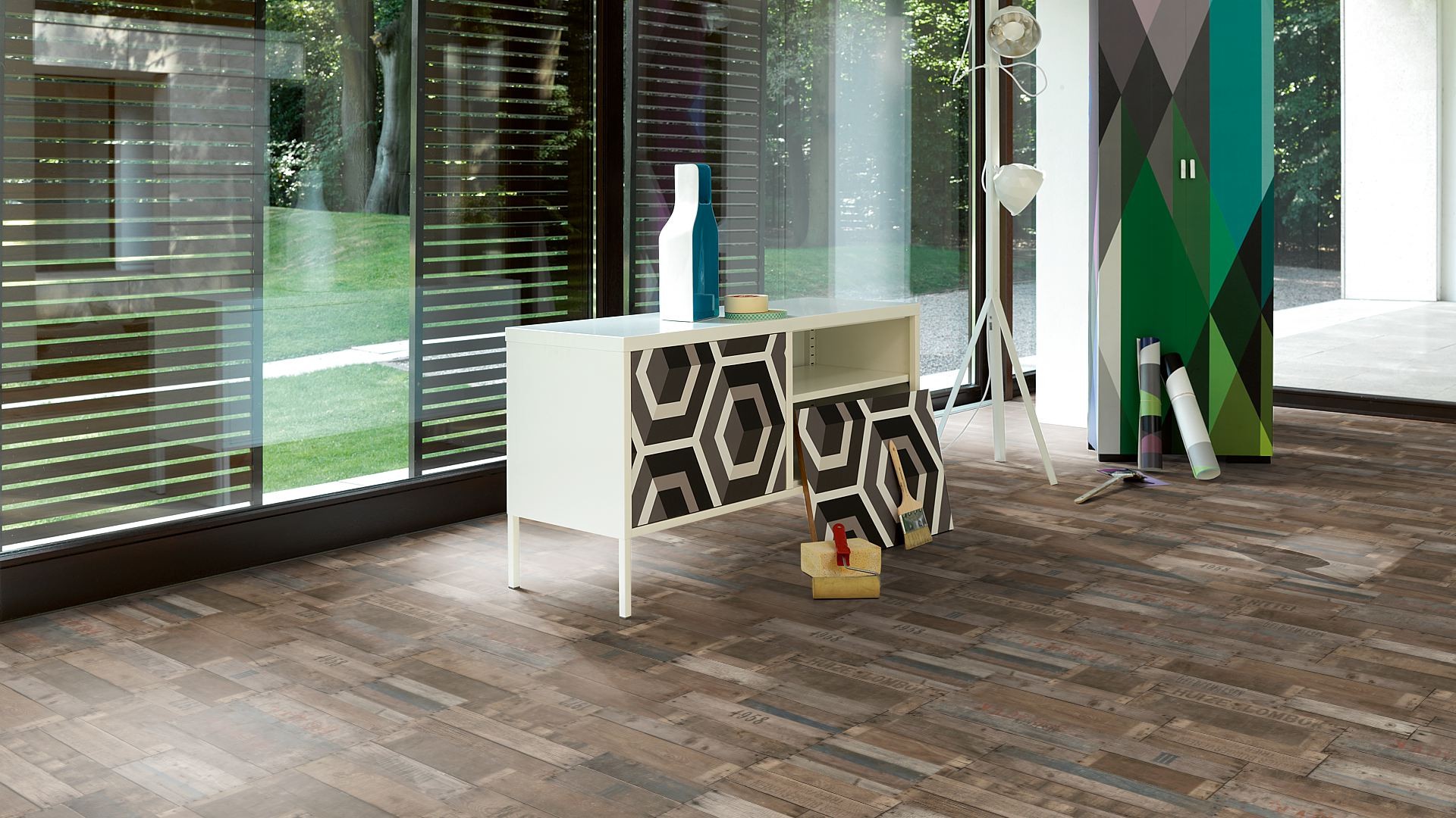 PARADOR Laminat Globetrotter urban nature Rustikalstruktur 4-seitige Mini-V-Fuge | Trendtime 1 | 28 m²-4014809150404