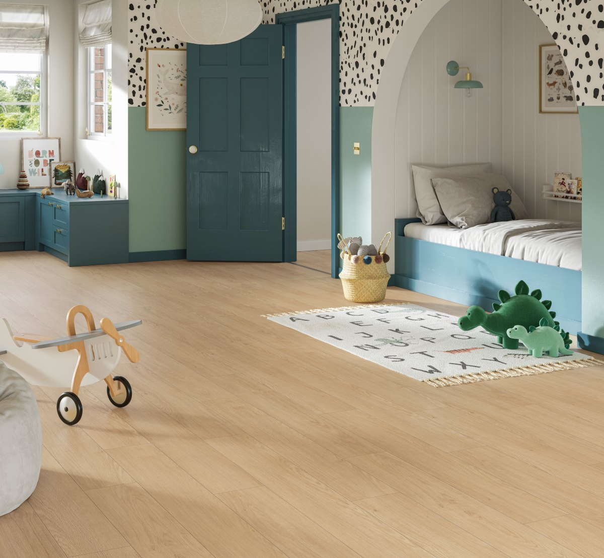 PARADOR Vinylboden Eiche Select beige Landhausdiele Holzstruktur | Click In | 9 m²-4014809277361