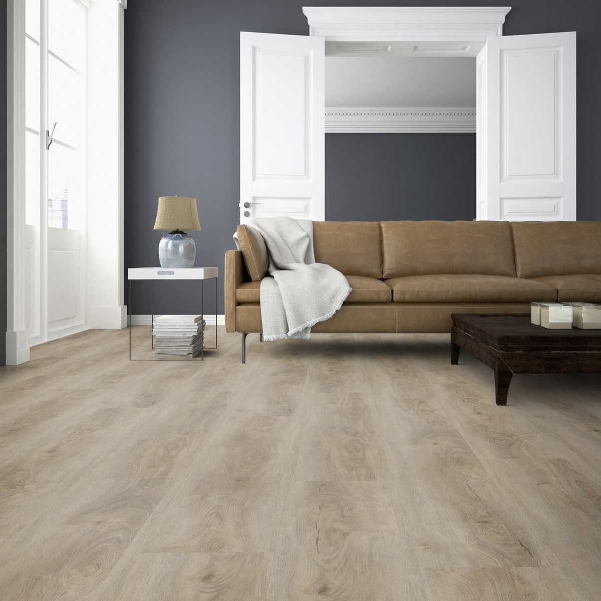 TER HÜRNE Design-Vinylboden Eiche Minsk tief-gebürstet Lange Landhausdiele | Grand Choice Comfort-4012853129827