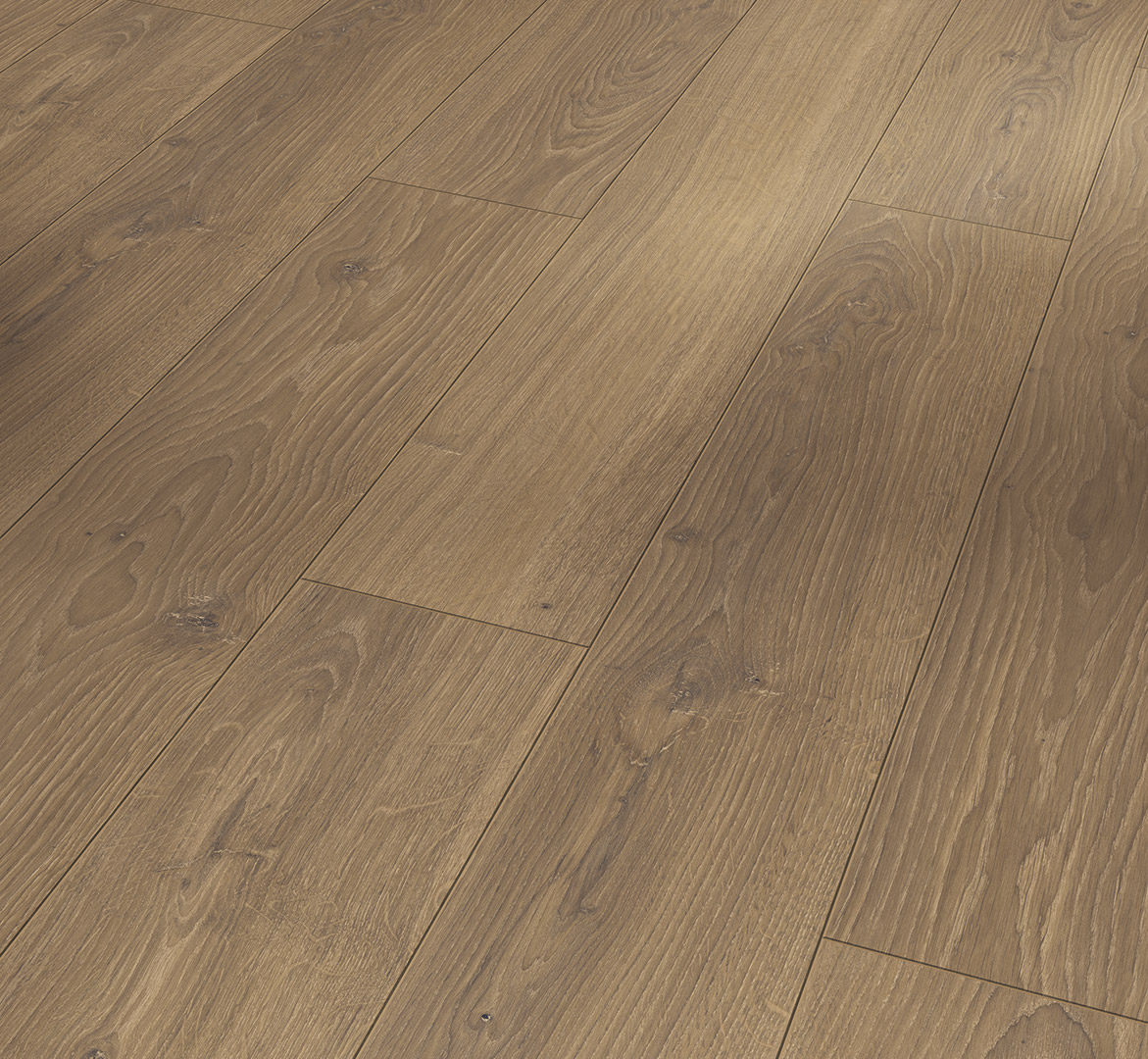 PARADOR Laminat Eiche Studioline honig Landhausdiele Naturmattstruktur 4-seitige V-Fuge | Classic 1050-4014809238331
