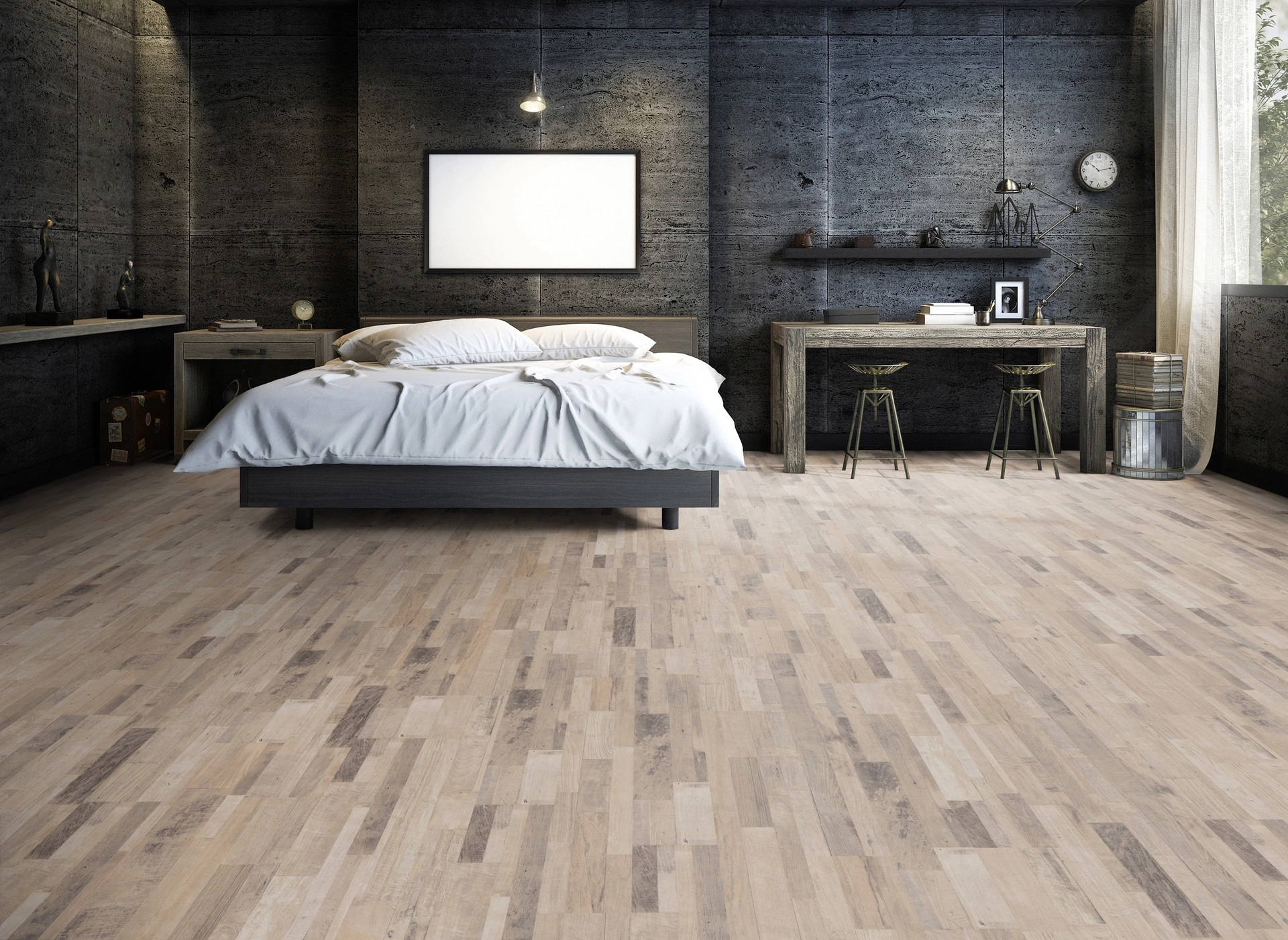 TER HÜRNE Laminat Eiche Ernesto Mehrstab linear-gebürstet | Friends | 23 m²-4012853171406