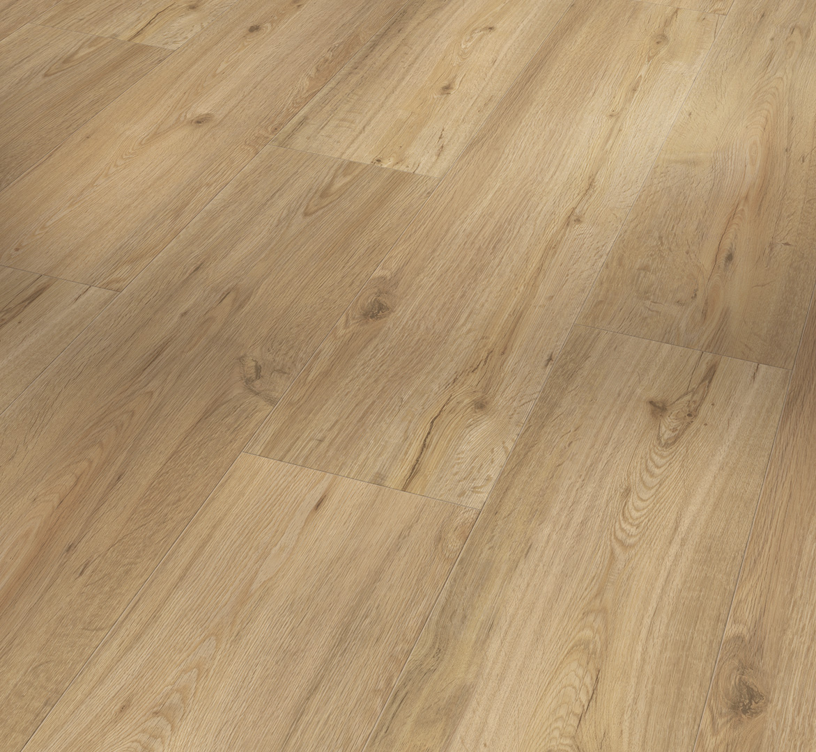 PARADOR Vinylboden Eiche natur Landhausdiele Gebürstete Struktur 4-seitige Fase | Basic 5.3 | 18 m²-4014809203346