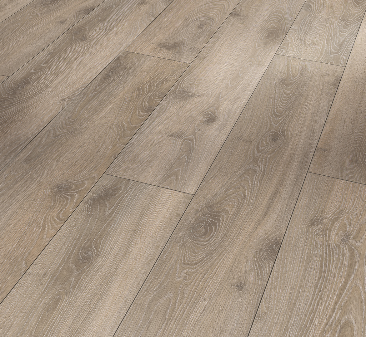 PARADOR Laminat Eiche Tradition grau-beige Landhausdiele 4-seitige V-Fuge | Classic 1050 | 10 m²-4014809263791