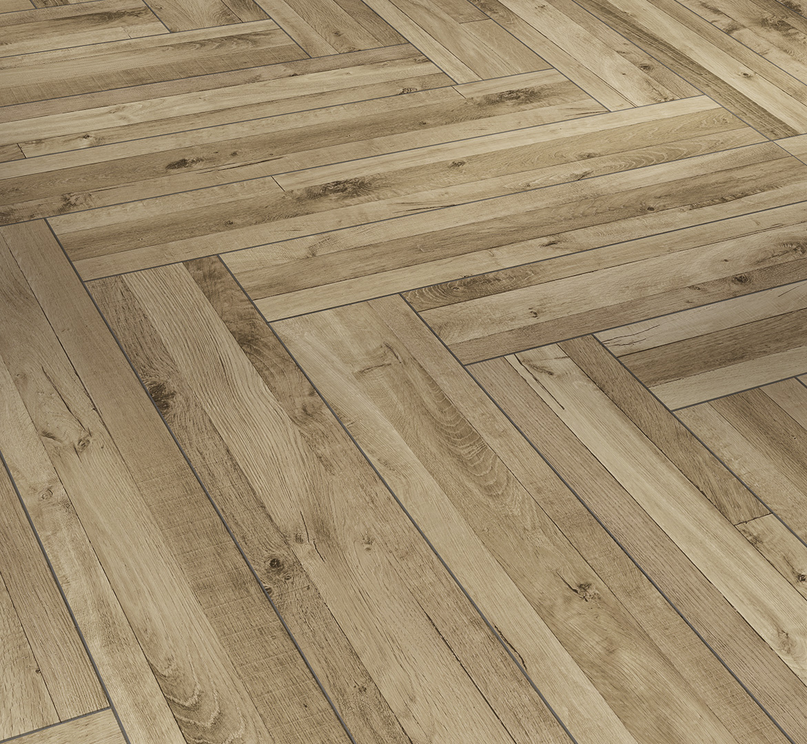 PARADOR Laminat Multiplank Mix natur Rustikalstruktur 4-seitige V-Fuge | Trendtime 3 | 28 m²-4014809238461