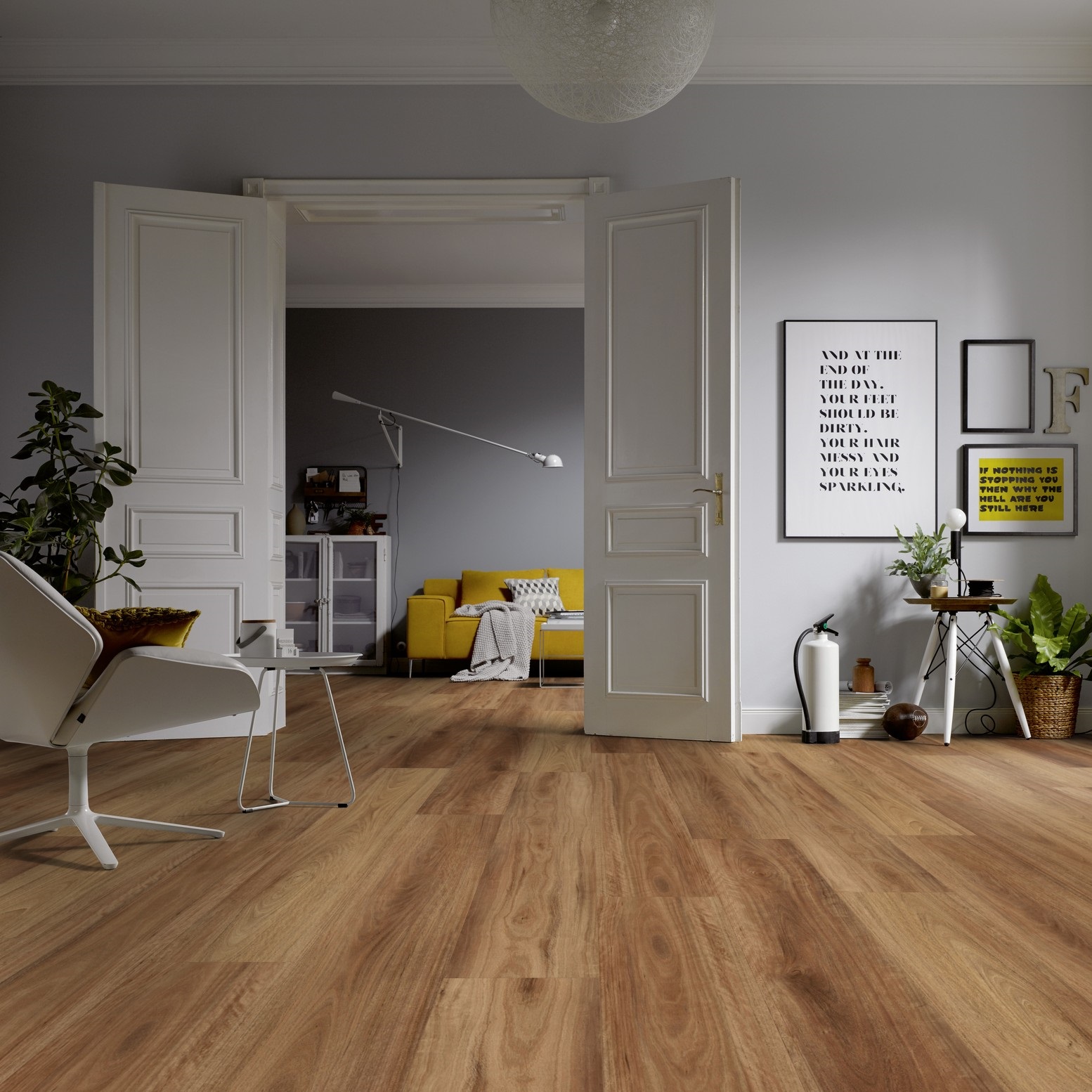 TER HÜRNE Design-Vinylboden Doussie Damaskus Lange Landhausdiele D06 | Grand Choice Perform-4012853152078